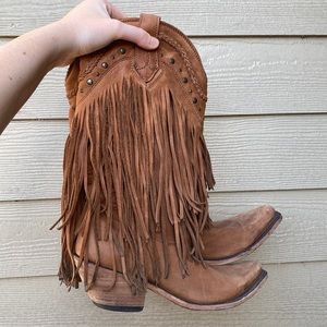 Liberty Black Vegas fringe boot